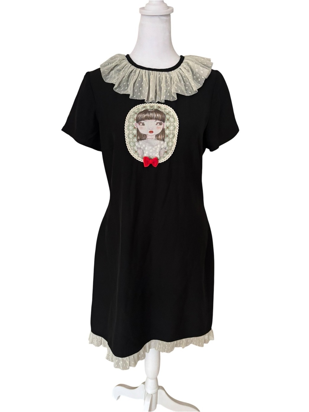 Silvia Calles Spanish Designer Quirky Black Dress